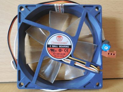 Compuman B07138812M-3M Lüfter 92mm FAN 3pin Drehzahlregler Temposteuerung* GL164