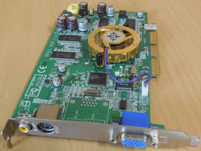 MSI MX440-8X MS-8893 Ver110 GeForce MX440 AGP 8X 128MB VGA TV-Out Composite*g572