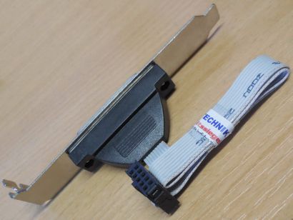 COM Seriell Slotblende Slot Blende Slotblech 25-pin serial bracket* pz681