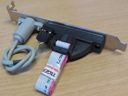 PS/2 25-pin COM Port Retro Slotblende Slotblech Seriell Serial PS2 bracket*pz685