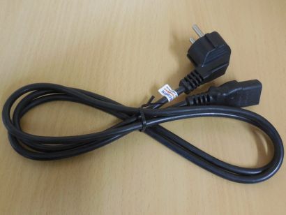 Stromkabel Netzkabel Kaltgerätekabel PC Monitor Drucker TV FAX C13 ca.1,3m*pz695