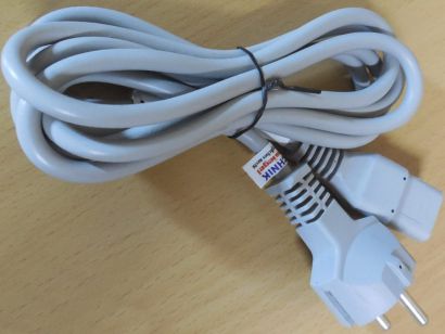 Stromkabel Netzkabel Kaltgerätekabel PC Monitor Drucker TV FAX C13 ca.2,2m*pz882