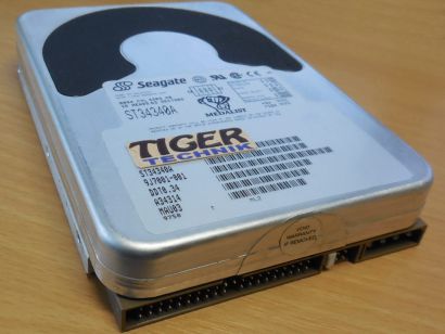Seagate Medalist ST34340A HDD IDE ATA 4.3GB Retro Festplatte 4500rpm 128KB* F704