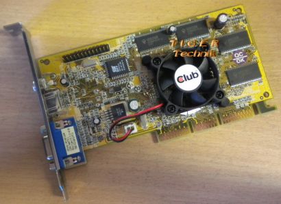 Club3D CGN-1464T-c GeForce2 MX400 Grafikkarte AGP4x 64MB* g94