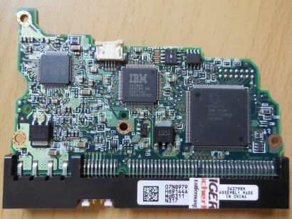 Hitachi Deskstar 120GXP IC35L040AVVN07-0 PCB Controller Elektronik Platine*FE217