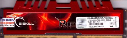 G.SKILL RIPJAWS 16GB Kit 2x8GB F3-10666CL9D-16GBXL PC3-10666 DDR3-1333 RAM*r1011