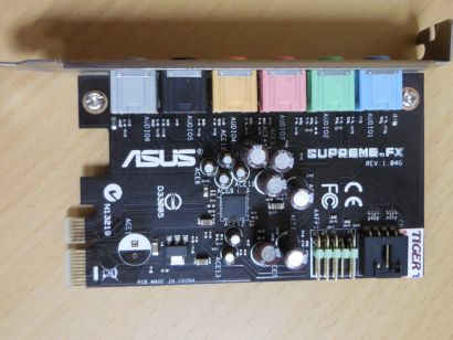 ASUS Supreme-FX rev1.04G PCIe HD Soundkarte für Asus Mainboard mit SupremeFX*s77
