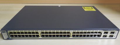 Cisco Catalyst 3750 48-port Fast Ethernet Switch 4xSFP WS-C3750-48TS-S V05*nw552