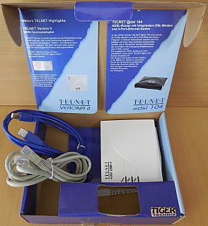 Telnet @DSL USB II ADSL Modem 8Mbps Ethernet LAN USB Modem T-DSL NEU OVP* nw557