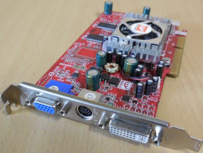 GeCube R9600(PRO)-C3H ATI Radeon 9600 Pro 128MB DVI VGA RETRO AGP Grafik*g607