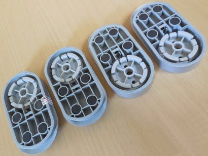 Thermaltake Soprano Set aus 4 Stück einziehbare Standfüße silber drehbar* pz930