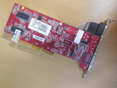 MSI RX9250-TD128 MS-8999 Ver1.A Radeon 9250 128MB VGA TV-Out DVI RETRO AGP* g613