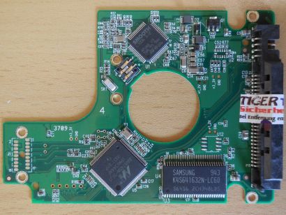 Western Digital Blue WD1600BEVS-08VAT2 PCB Controller Elektronik Platine* FE237