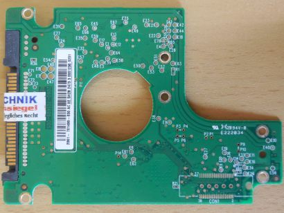Western Digital Blue WD1600BEVS-08VAT2 PCB Controller Elektronik Platine* FE237