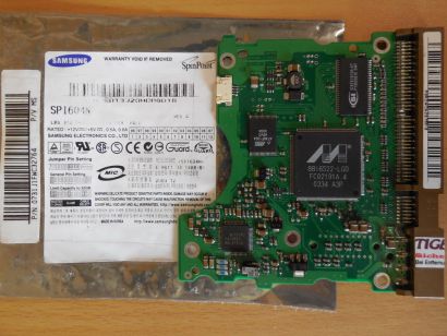 Samsung Spinpoint P80 SP1604N PALO IDE PCB Controller Elektronik Platine* FE246