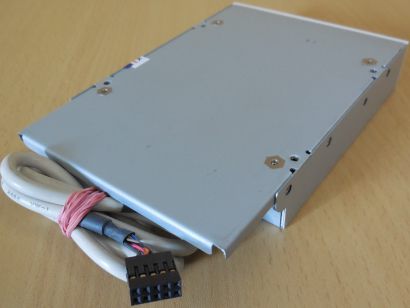 HRS PR2011 V1.3 Kartenleser Multi Cardreader USB beige CF MD SM MS SD MMC* kl55