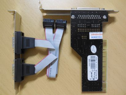 InLine 66638I LPT Parallel 2x COM Port Seriell RS-232 PCI Multi I/O Karte* sk76