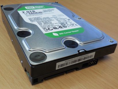 Western Digital Caviar Green WD20EARX-22PASB0 HDD SATA III 2TB 2000GB 64MB* F777