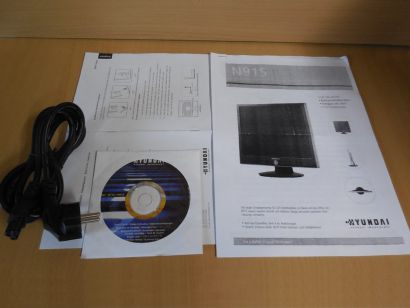 Hyundai ImageQuest N91S 19 Zoll LCD TFT VGA Monitor 4:3 8MS Kontrast 500:1* mo05