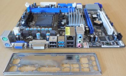 ASRock 960GM U3S3 FX Rev1.01 Mainboard +Blende Sockel AM3+ DDR3 VGA DVI* m1066