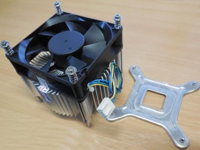 FSC EKL Intel Sockel 775 CPU Kühler 80mm 4-pol Alu Kupferkern+Backplate* ck428