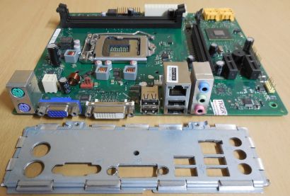 Fujitsu D2990-A11 GS5 Mainboard +Blende Sockel 1155 Intel H61 Esprimo P400*m1071