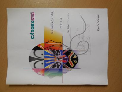 Gainward Cardex VGA pro GX2 S3 ViRGE 86C357 4MB VGA TVO Composite Retro AGP*g628