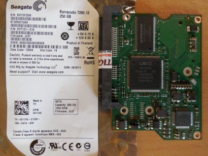 Seagate Barracuda 7200.12 ST3250312AS PCB Controller Elektronik Platine* FE278