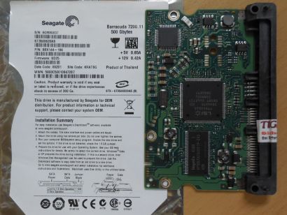 Seagate Barracuda 7200.11 ST3500620AS PCB Controller Elektronik Platine* FE281