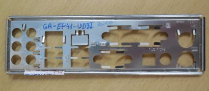 GIGABYTE GA-EP41-UD3L Mainboard Blende IO-Shield Backplate Abdeckplatte* mbb17
