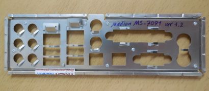 MSI MS-7091 Medion 8383XL Mainboard Blende IO-Shield Backplate 20024165* mbb19