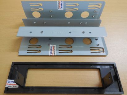 Einbaurahmen 5,25 für 3,5 HDD SSD Festplatte Floppy Kartenleser Schienen*pz995