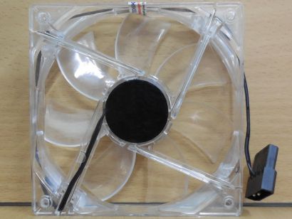 Akyga AW-12A-BL Gehäuse Lüfter transparent 120mm 4-pol Molex LED blau FAN* GL182