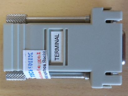 Cisco 74-0495-01 Rev A0 Terminal Konsole Console Adapter DB9 RJ45 weiblich*nw122