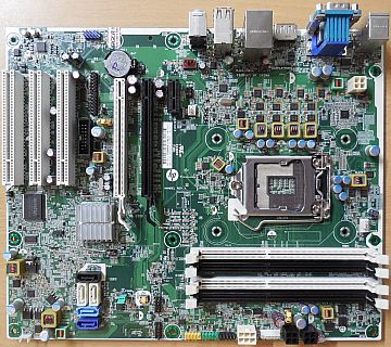 HP Elite 8200 Mainboard 611835-001 611796-002 0J Sockel 1155 PCIe VGA DP* m1073