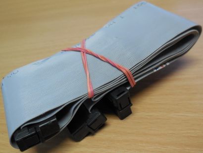 SCSI Ultra Wide 2 3 68 pol Flachkabel Kabel grau ca. 70cm 3 Abgriffe* pz1034