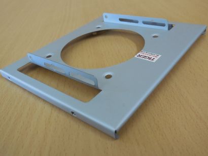 5.25 Einbaurahmen für 3.5 HDD Festplatte Caddy Adapter 80mm Lüfter Metall*pz1036