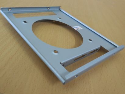 5.25 Einbaurahmen für 3.5 HDD Festplatte Caddy Adapter 80mm Lüfter Metall*pz1036