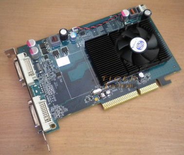ATI Radeon Sapphire HD3650 Grafikkarte AGP8x 512MB DDR2 Dual DVI g23