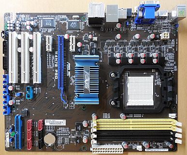 Asus M4N78 PRO Rev1.02G Mainboard Sockel AM2 AM2+ AM3 nVidia GeForce 8300* m1081