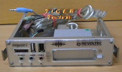 Revoltec Star Serie Procyon 2 * Frontpanel Panel Kartenlesegerät * USB Firewire pz05