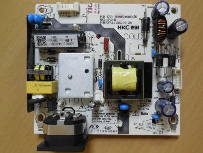 MSI Optix G24C 6501P240100120 HKC HKL-240111 Monitor Power Board Netzteil* E50