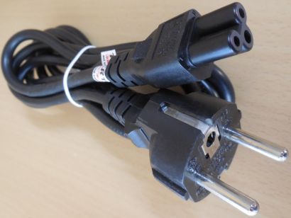 Stromkabel Netzkabel Kleeblatt Mickey Mouse Stecker C5 Netzteil ca. 1,8m* pz1083