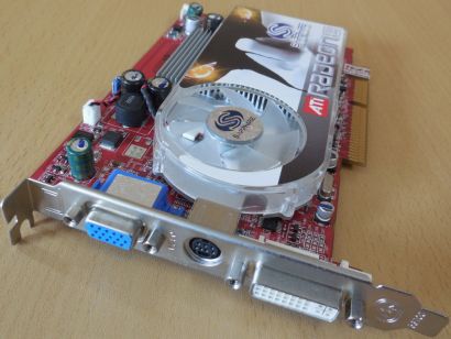 Sapphire Radeon X1600 PRO 256MB 128Bit DDR2 DVI TVO VGA RETRO AGP 8X* g656 Grafikkarte