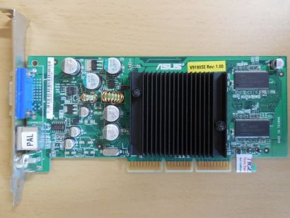 Asus V9180 SE/T/P/64M/A GeForce 4 MX440 64MB RETRO AGP VGA TV-Out Composite*g671