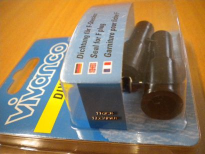 Vivanco DIY 2 Stück 2x Gummitülle Dichtung für F-Stecker hohe Qualität* so87
