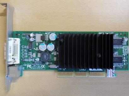 DELL 0G0169 nVidia GeForce4 MX 440 MS-8902 Ver110 64MB RETRO AGP DVI TV-Out*g674 p117