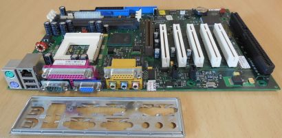 FSC D1219-C10 GS 3 Mainboard + Blende Sockel 370 ISA LAN VGA AGP Audio USB*m1094