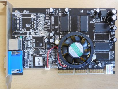 Axle GF4 MX-440SE 64M GeForce4 MX 440 SE 64MB DDR Retro AGP VGA Grafikkarte*g687