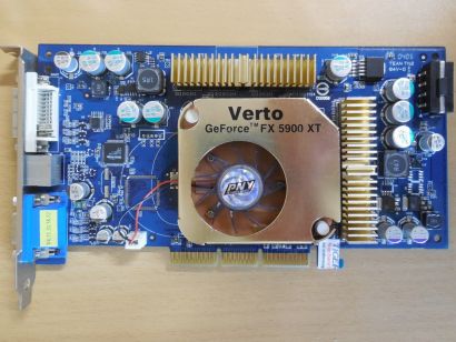 PNY Verto GeForce FX 5900 XT GF5900XA8D13L+OC 128MB RETRO AGP VGA TVOut DVI*g709 PNY Verto GeForce FX 5900 XT GF5900XA8D13L+OC 128MB RETRO AGP VGA TVOut DVI*g709
